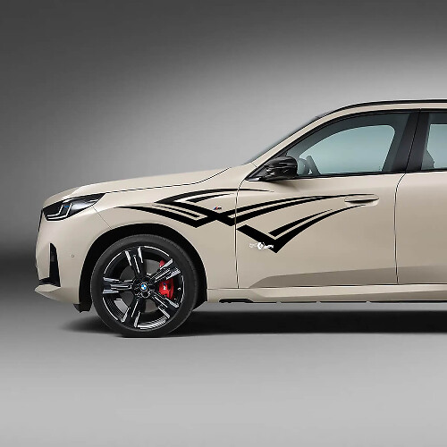 Seitentür Tribal Aufkleberset – maßgeschneiderte Vinylgrafiken 2 für BMW X3 G45 G01 oder F25