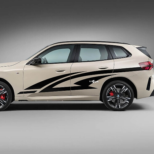 BMW X3 2024 Seitentür-Tribal-Aufkleber-Set – individuelle Vinyl-Grafiken für G01 und F25 2
