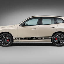 Seitentür-Streifen-Aufkleber-Set – Individuelle Vinyl-Grafiken 4 für BMW X3 G45 G01 oder F25 2