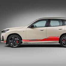 Seitentür-Streifen-Aufkleber-Set – Individuelle Vinyl-Grafiken 4 für BMW X3 G45 G01 oder F25 3
