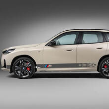 Karierte M-Style Streifen Seiten-Vinyl-Aufkleber-Kit für BMW X3_3