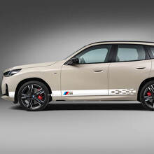 Karierte M-Style Streifen Seiten-Vinyl-Aufkleber-Kit für BMW X3_5