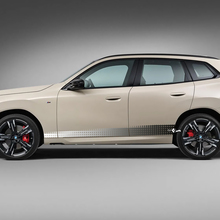 BMW X3 2024 Seitentür-Farbverlaufsstreifen M-Aufkleber-Set – individuelle Vinyl-Grafiken für G01 und F25
 3