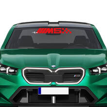 M Logo Racing Karierter Windschutzscheibenaufkleber für BMW 5er G60 M5 G90
 2