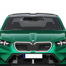 M Logo Racing Karierter Windschutzscheibenaufkleber für BMW 5er G60 M5 G90
 3