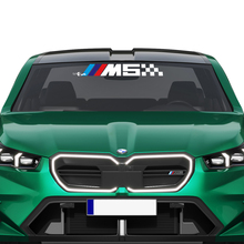 M Logo Racing Karierter Windschutzscheibenaufkleber für BMW 5er G60 M5 G90
 4
