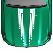 L Stripes Racing Karierter Motorhaubenaufkleber für BMW 5er G60 M5 G90
 2