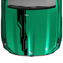 Stripes Racing Modern Look Motorhaubenaufkleber für BMW 5er G60 M5 G90
 2