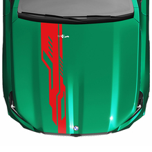 Stripes Racing Modern Look Motorhaubenaufkleber für BMW 5er G60 M5 G90
 5