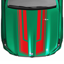 Stripes Racing Modern Look Motorhaubenaufkleber für BMW 5er G60 M5 G90
 6