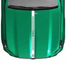 M5-Style zentrale Motorhaubenstreifen-Vinyl-Aufkleber für BMW 5er G60 M5 G90_2