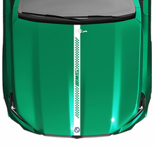 Racing M5 Logo Zentralstreifen-Motorhaubenaufkleber für BMW 5er G60 M5 G90
 2