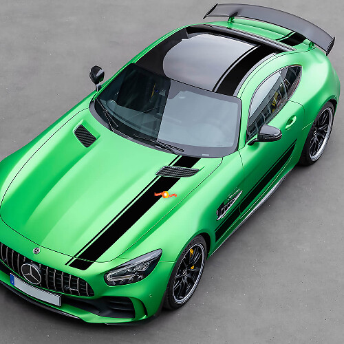 Racing Style Full Kit Streifen Vinylaufkleber für Mercedes-Benz AMG GT R Pro