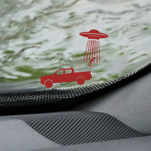 Tacoma UFO Windschutzscheiben-Ostereier-Eckaufkleber – individuelle Vinyl-Grafik für Toyota Tacoma Trucks
 2