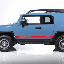 Toyota FJ Cruiser Seitentürstreifen Aufkleber Aufkleber Grafiken – Custom Vinyl Kit 2
 3
