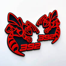Hornet Bee 392 3D-Abzeichen, graues vs. rotes Kotflügelabzeichen, Emblem 1
 3