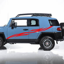Toyota FJ Cruiser Tribal Seitentürstreifen Aufkleber Grafiken - Individuelles Vinyl-Set
 2