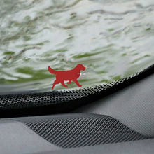 Hunde-Labrador-Retriever-Windschutzscheiben-Osterei-Eckaufkleber – individuelle Vinyl-Grafik
 2