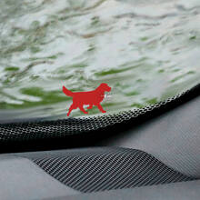 Hunde-Labrador-Retriever-Windschutzscheiben-Osterei-Eckaufkleber – individuelle Vinyl-Grafik
 2