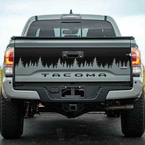 Toyota Tacoma Heckklappe Wrap Decal Forrest Edition für Tacoma Vinylaufkleber
