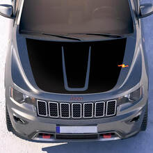 Schwarzfolie Motorhauben-Grafikfolie Aufkleber für Jeep Grand Cherokee Trackhawk_3
