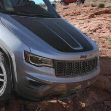 Schwarzfolie Motorhauben-Grafikfolie Aufkleber für Jeep Grand Cherokee Trackhawk_4