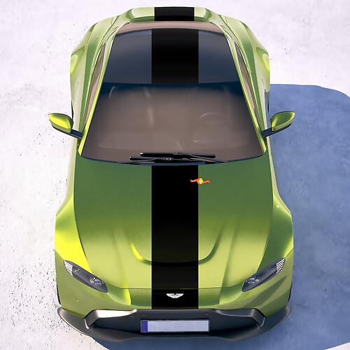Karosseriestreifen Aston Martin Vantage Vinyl-Aufkleber
