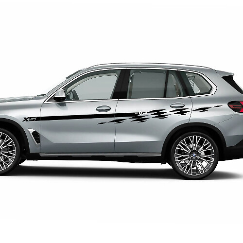 Rennsport kariertes Streifen-Decal-Kit für BMW X5 G05

