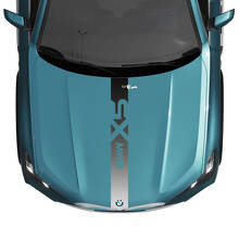 BMW X5 G05 Hood Central Gradient Stripe Aufkleber Vinyl Aufkleber
 2