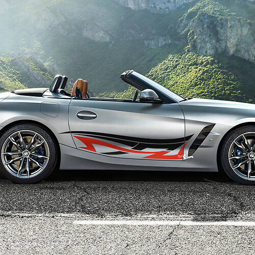 Seitentür-Stammesstreifen-BMW-Z4-Vinyl-Aufkleber
