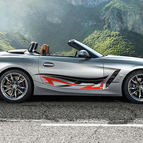 Seitentür Tribal Streifen Vinyl Aufkleber für BMW Z4