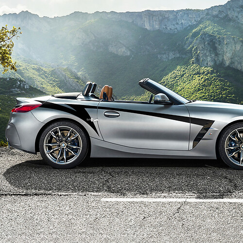 Seitentür-Akzentstreifen BMW Z4 Vinyl-Aufkleber
