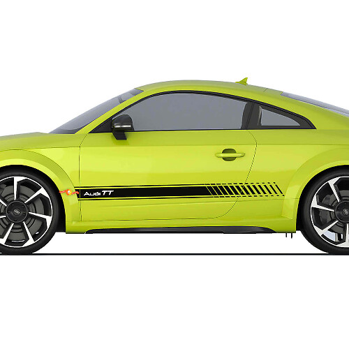Audi TT Racing Stroboskop Seitliche Türstreifen Aufkleber Logo Sticker