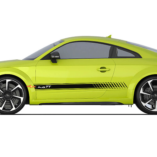Audi TT Racing Strobe Seitentürstreifen Aufkleber Logo Aufkleber 2
