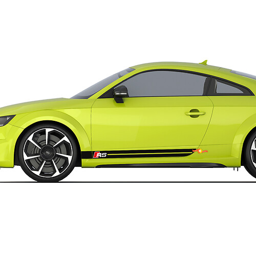 Audi TT RS Sport Racing Strobe Side Door Stripes Decal Logo StickerVehicle Parts & Accessories, Car Tuning & Styling, Body & Exterior Styling!
