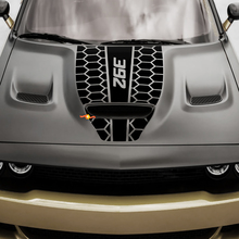 Hood Dodge 392 Honeycomb Challenger oder Charger Hemi Vinyl Racing Aufkleber Aufkleber
 2