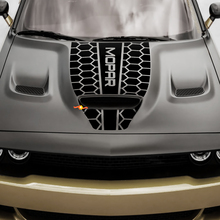 Hood Dodge 392 Honeycomb Challenger oder Charger Hemi Vinyl Racing Aufkleber Aufkleber
 2