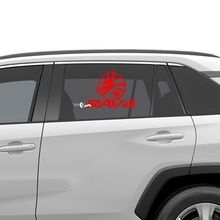 Seitenfenster Rav4 Dragon Graphic Vinyl Aufkleber Grafikaufkleber passend für Toyota RAV4
 2