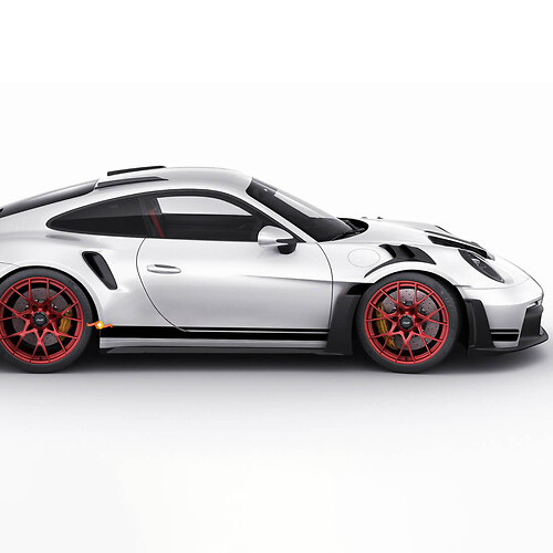 Porsche 911 GT2 RS Streifenseiten – individuelle Vinyl-Aufklebergrafiken
