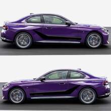 BMW M240 G42 Seiten-M-Performance-Streifen-Aufkleber aus Vinyl
 3