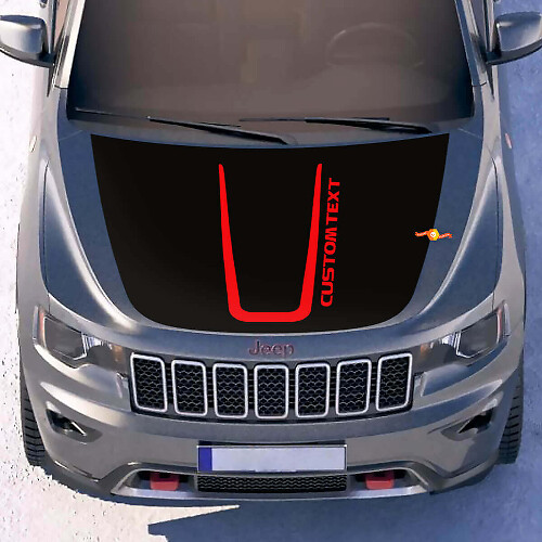 Trailhawk-Motorhauben-Grafik-Vinyl-Aufkleber für Jeep Cherokee Trailhawk