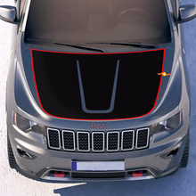 Jeep Cherokee TrackHawk Hood Graphics Wrap Aufkleber Aufkleber
 2