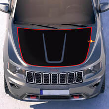 Jeep Cherokee TRAILHAWK Motorhauben-Grafik-Wrap-Aufkleber
 2