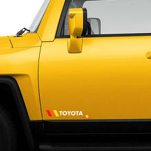 Toyota Vintage Retro Seiten-Vinylaufkleber Set für Toyota_2