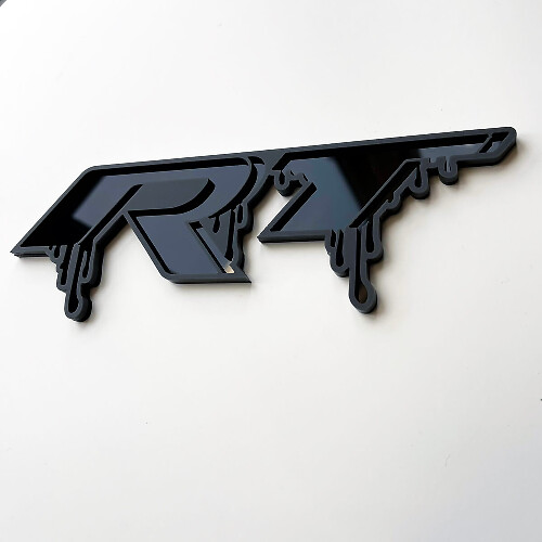 Blood Drip R/T 3D Kotflügel-Heckklappen-Emblem für Dodge