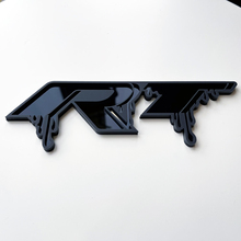 Dodge RT mit blutigem Kotflügelabzeichen, Heckklappen-Emblem, 3D-Abzeichen
 3