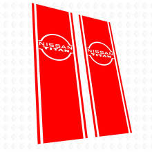 Bettseite Nissan Titan Streifen Vinyl Aufkleber Aufkleber Grafiken
 3