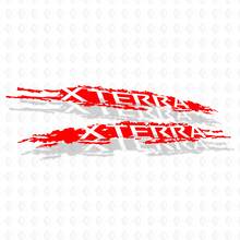 Bed Side Splash Grunge Distressed Nissan Xterra Graphics Vinyl-Aufkleber
 2