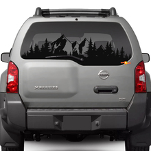 Heckfenster Berge Nissan Xterra Grafik Vinyl Aufkleber Aufkleber
 2