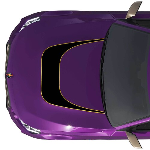 BMW M240 G42 Hood M Performance Outline Aufkleber Vinylaufkleber
